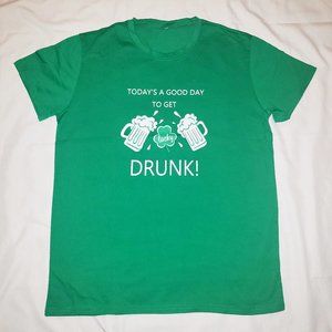 St. Patrick's Party Green Double Stitch Unisex T-shirt Size XL